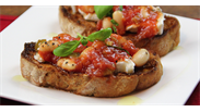 Tuscan Style Tomato & Bean Bruschetta