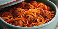 Meatballs and spaghetti