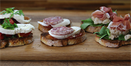 Trio of Crostini