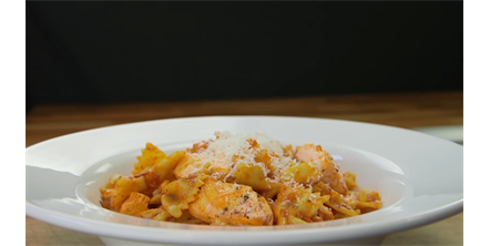 Salmon and Tomato Pasta