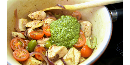 Pesto Chicken Pasta