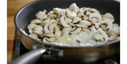 mushroom risotto