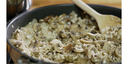 mushroom risotto